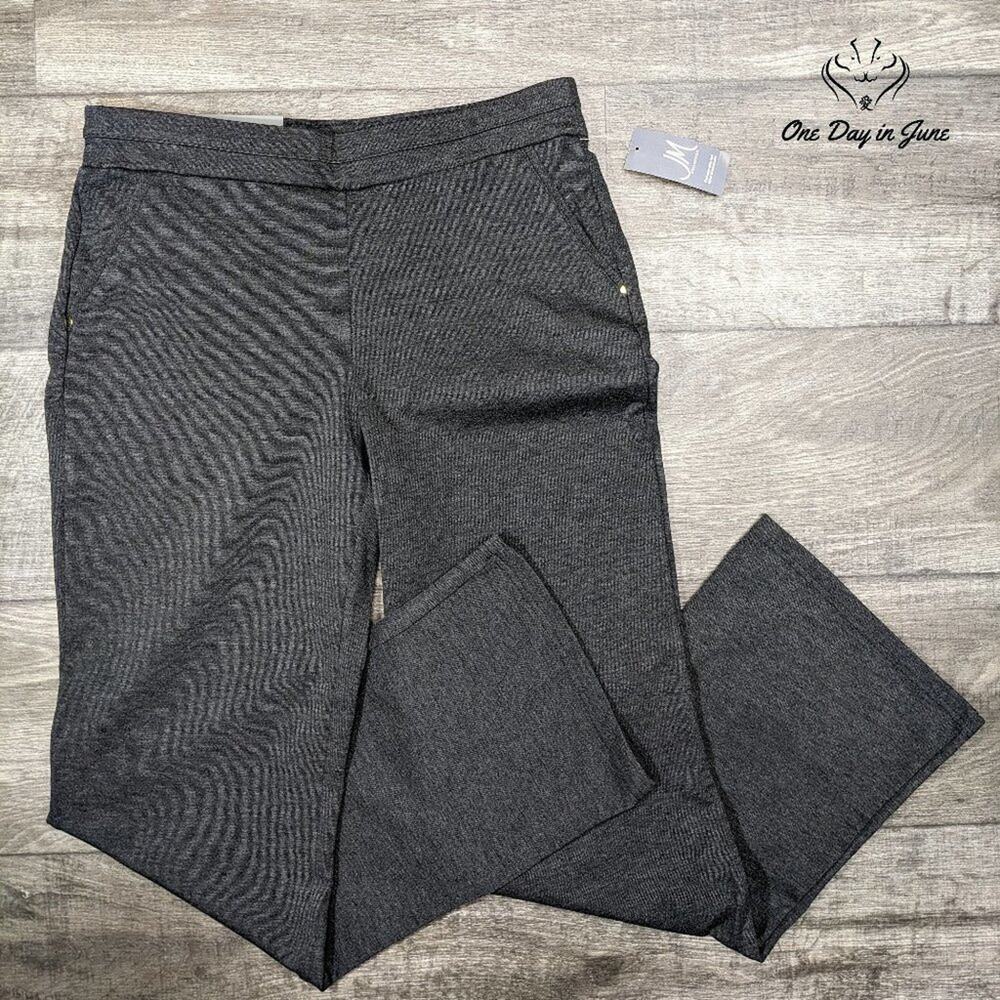 JM Collection Comfort Waistband Trouser Pants Size M